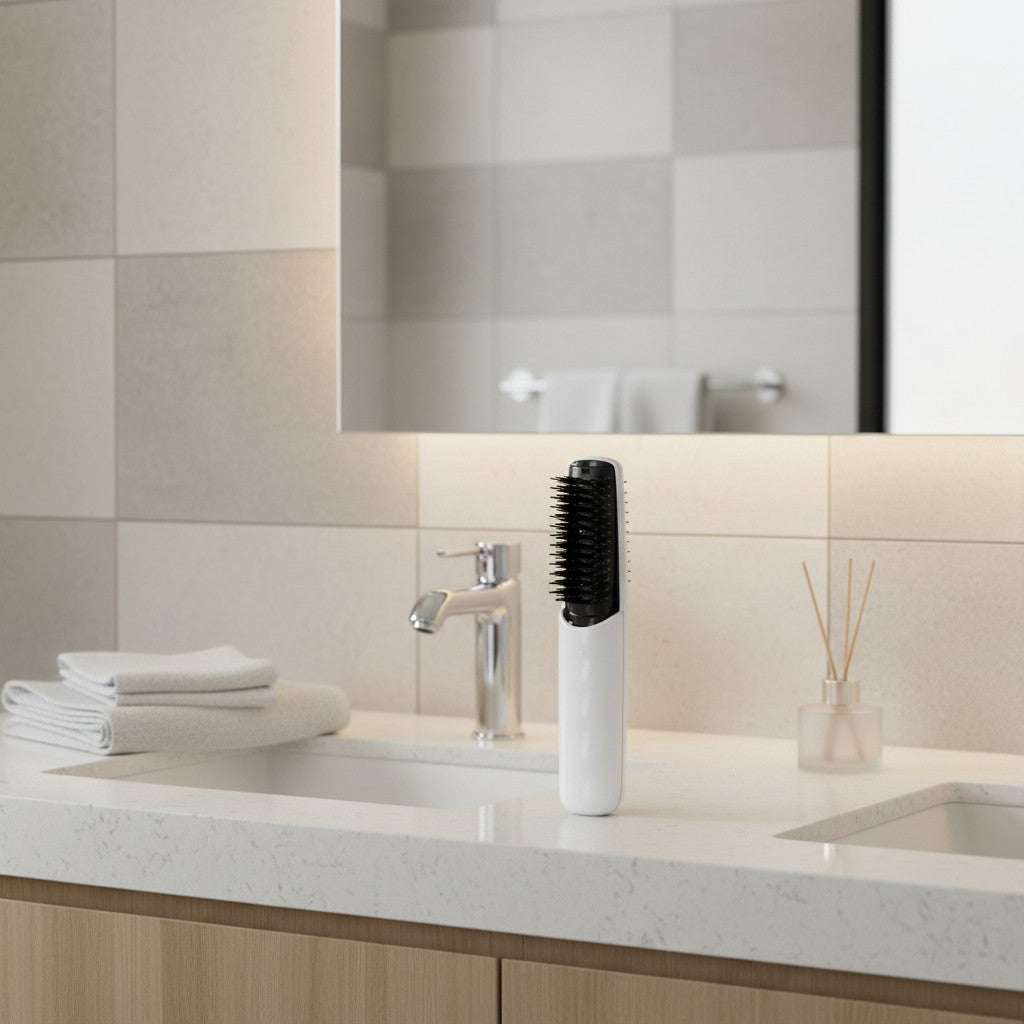 Cepillo Anticaída con luz infrarroja y vibración